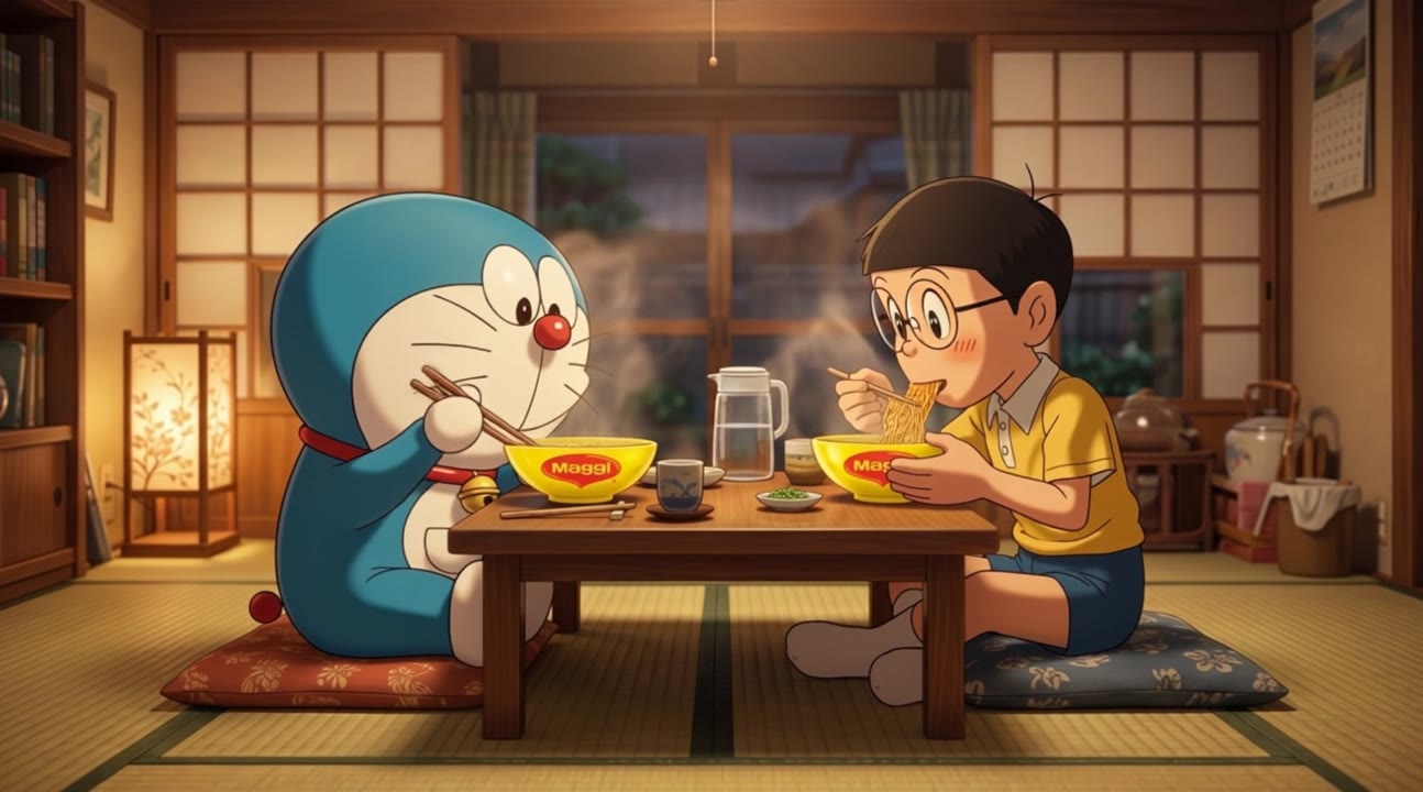 Maggi — Anime Kitchen — ai ad film by Vidhi Parmar